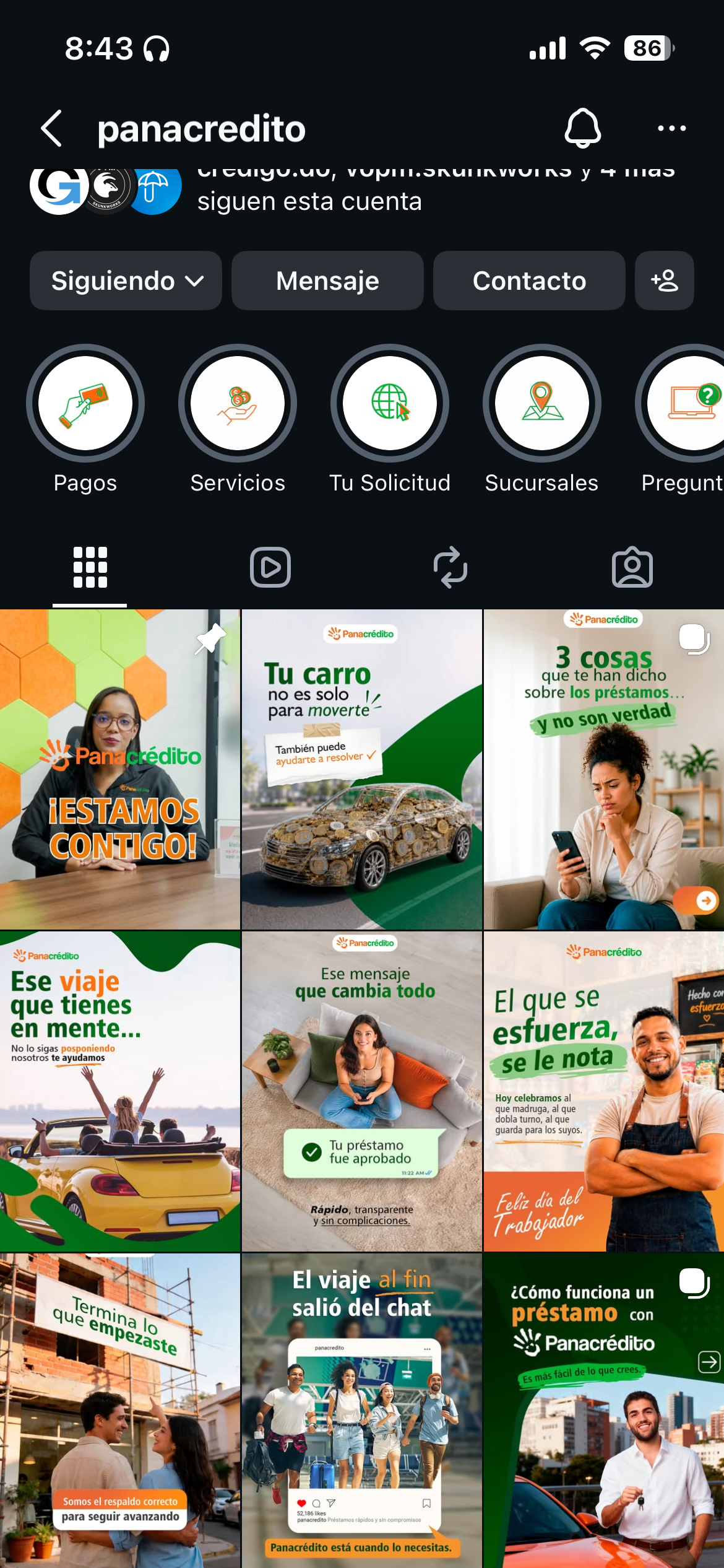 Panacrédito feed 2